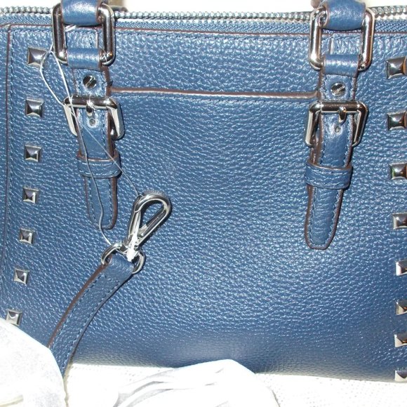 Michael Kors Ciara Blue New Shoulder Handbag - Picture 13 of 15